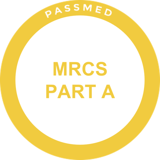 MRCS Part A 3 Months Passmed UK